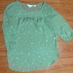 Light green shear top by LC